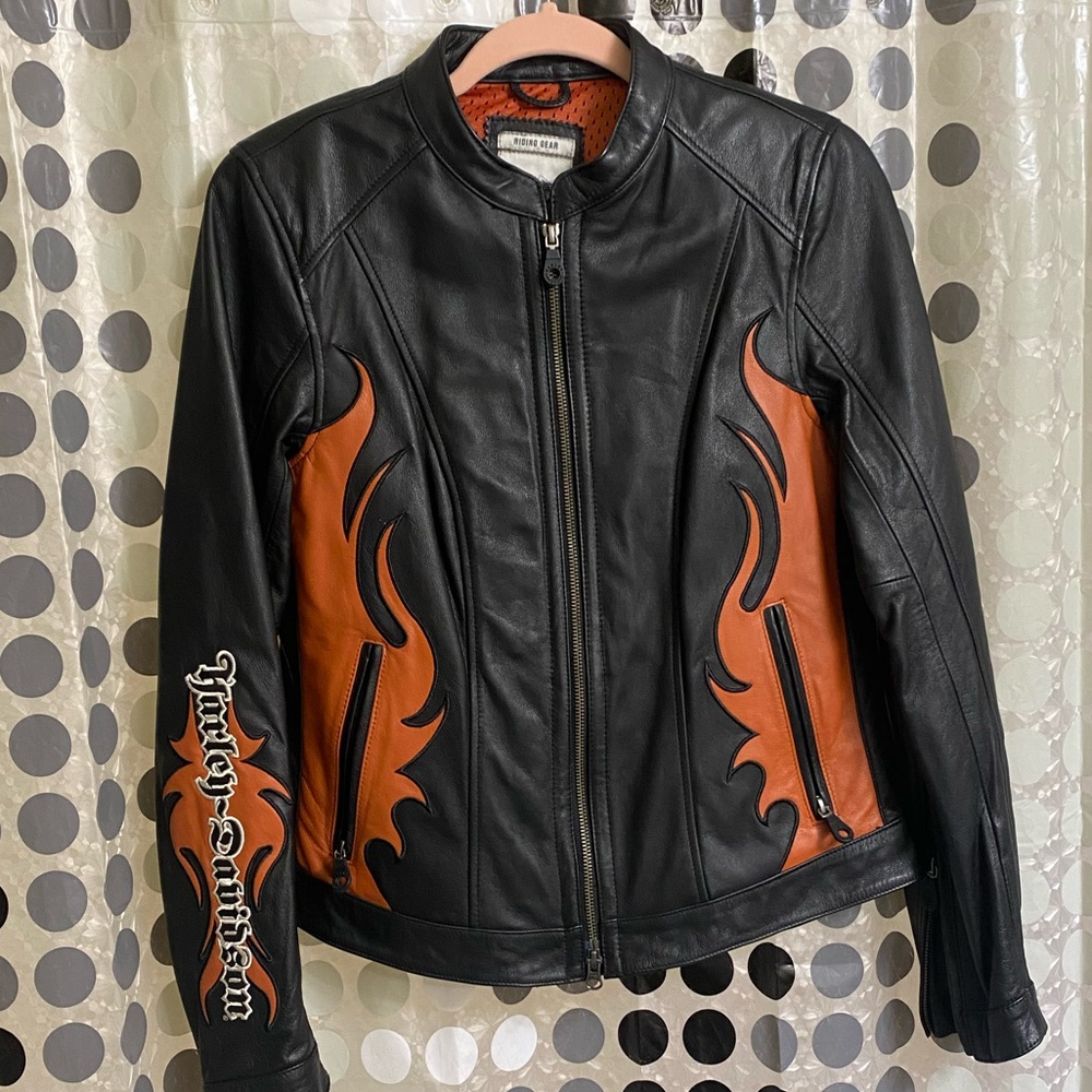 Harley Davidson riding gear leather jacket!